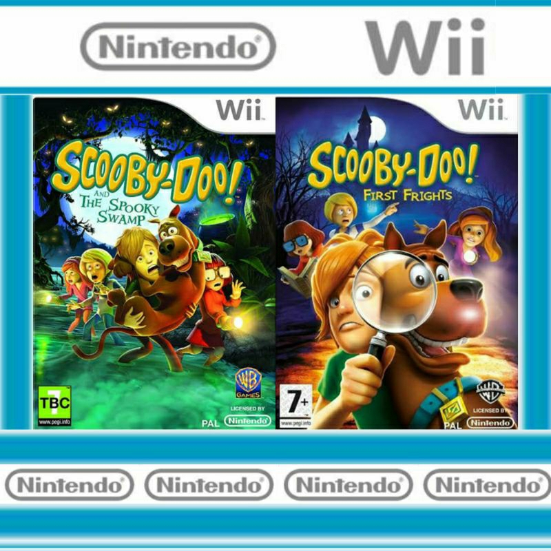 Scooby Doo jogos de Nintendo Wii desbloqueado com capinha e encarte