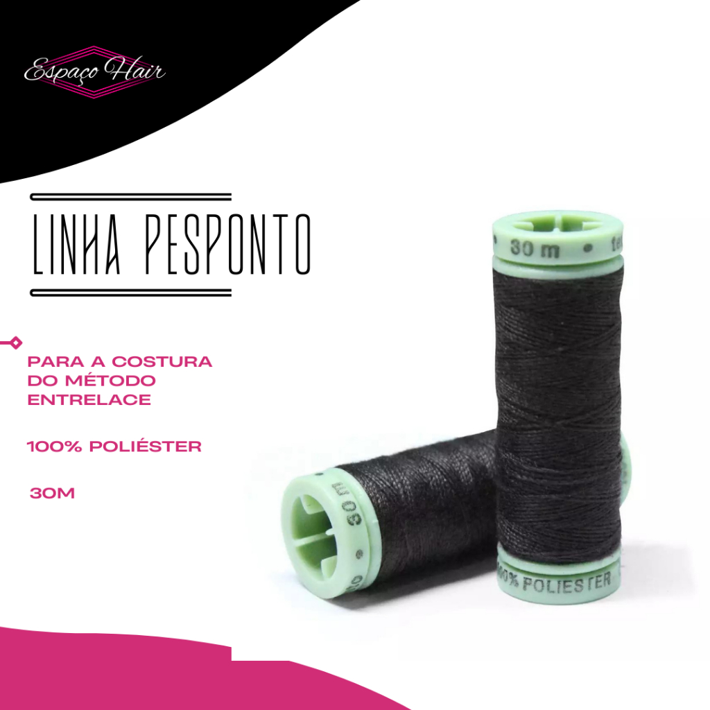 Linha Pesponto - Linha Para Entrelace Costura de Telas