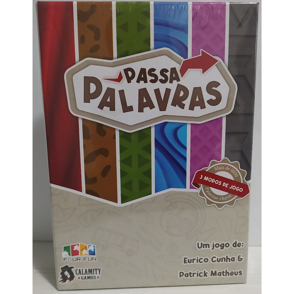 Passa Palavras Jogo De Cartas Calamity Games