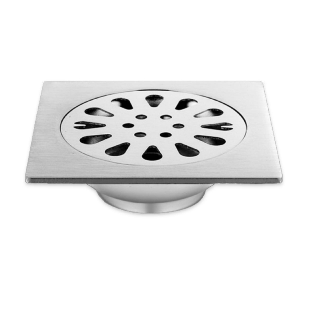 Ralo Inox Grelha Quadrado 10x10cm 3MM Espessura Drenagem Para Banheiro ...