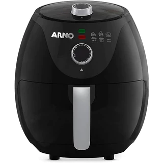 Fritadeira sem óleo Arno Airfry Easy Fry com 3,2 litros Hot Air e Cesto Removível Preta EZFP