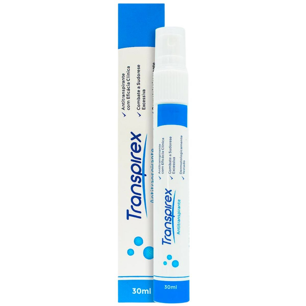 Antitranspirante Sem Suor Sudorese Hiperidrose Transpirex 30ml | Shopee ...