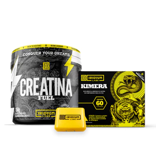 Kit Creatina Monohidratada Fuel 150g + Kimera Thermo + Porta Cáps