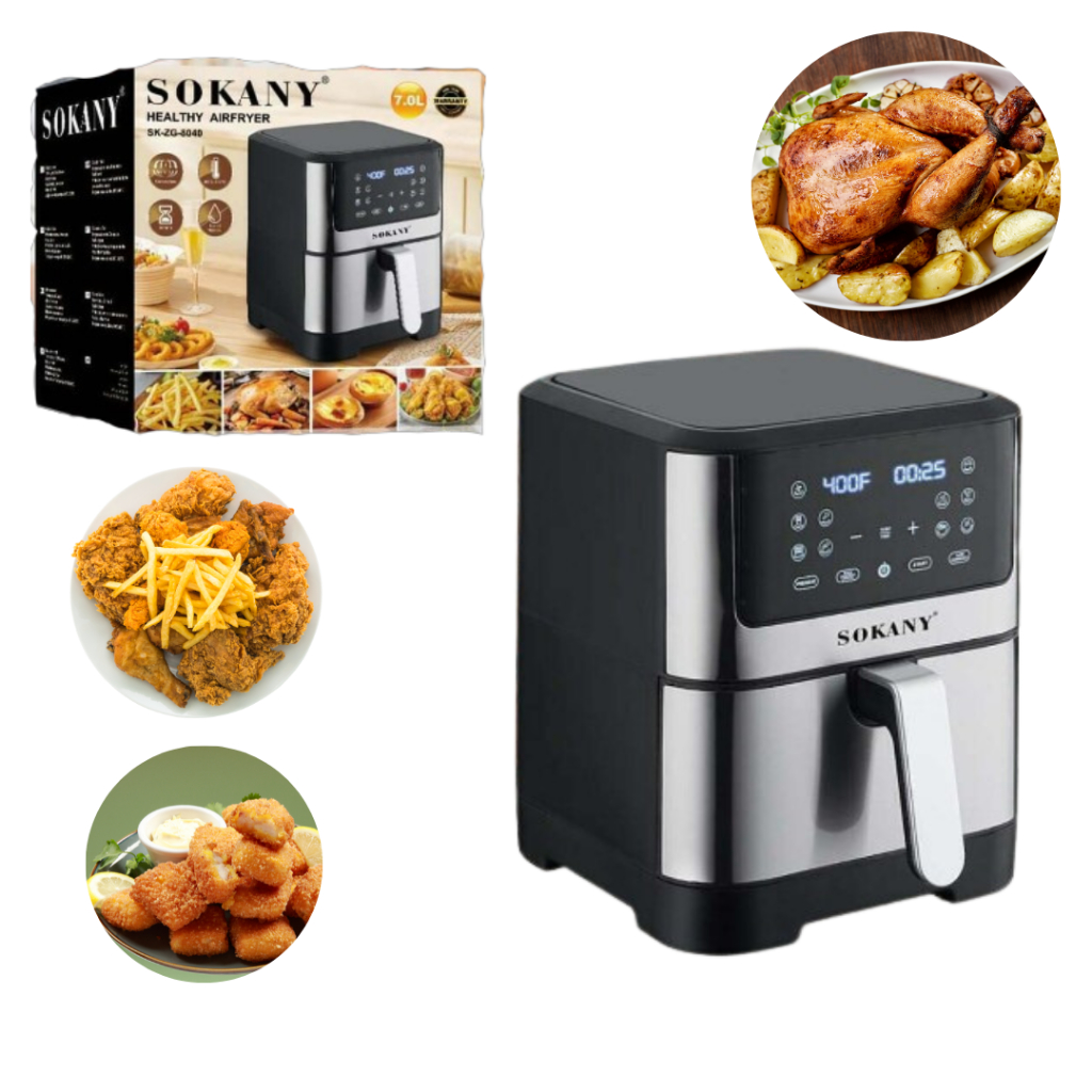 Klarstein AeroVital Jumbo Hot Air Fryer - 18L hot air fryer, air