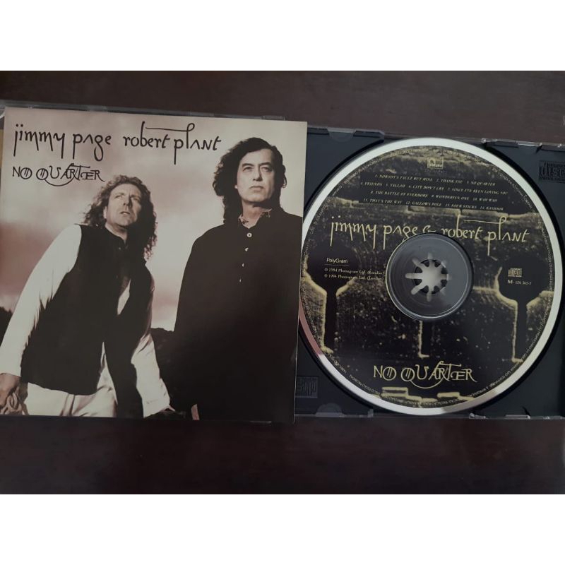 Cd Jimmy Page & Robert Plant – album No Quarter, gênero: rock