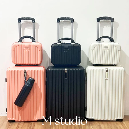 Mala 10kg conjunto de mala de bordo / bagagem de mão 10kg + a frasqueira rodinha 360 com cadeado