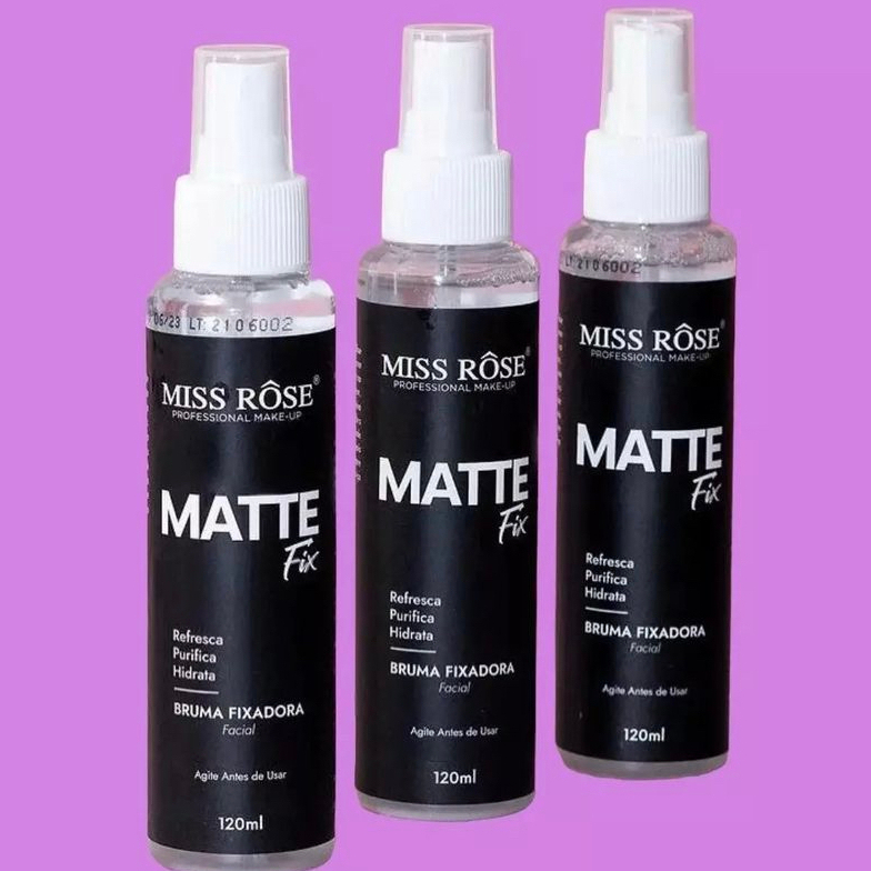 Bruma Fixadora Matte Fix Miss Rôse - 120ml | Shopee Brasil