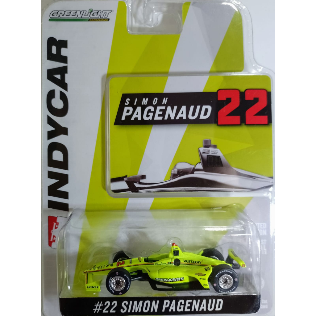 GREENLIGHT SIMON PAGENAUD INDY CAR #22 2018 ESCALA 1/64
