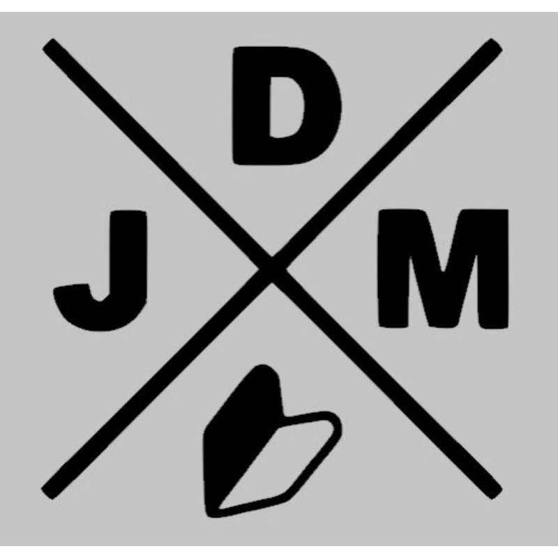 Adesivo JDM, 17 X 11 Cm [in Lingua Tedesca