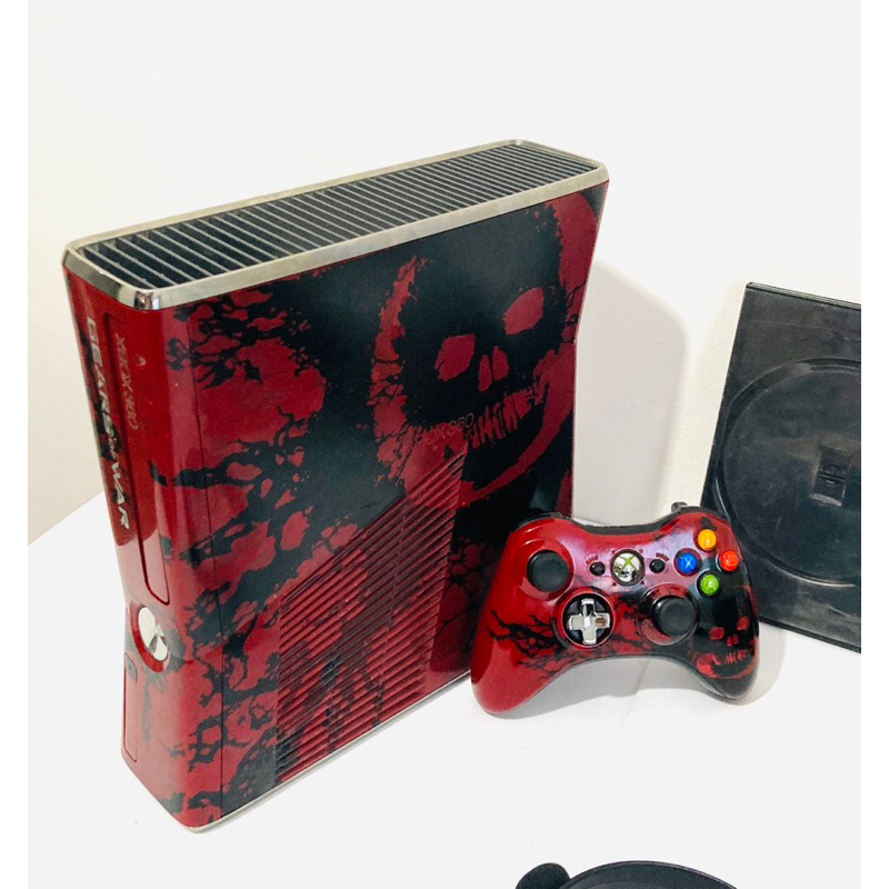 Console Xbox 360 Slim Edição Limitada Gears Of War (SEMINOVO