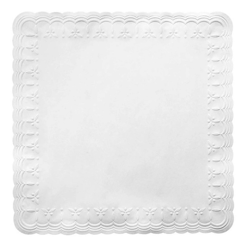 100 unidades de Guardanapo Papel Luxo - barrado relevo 20x20cm - Jantar