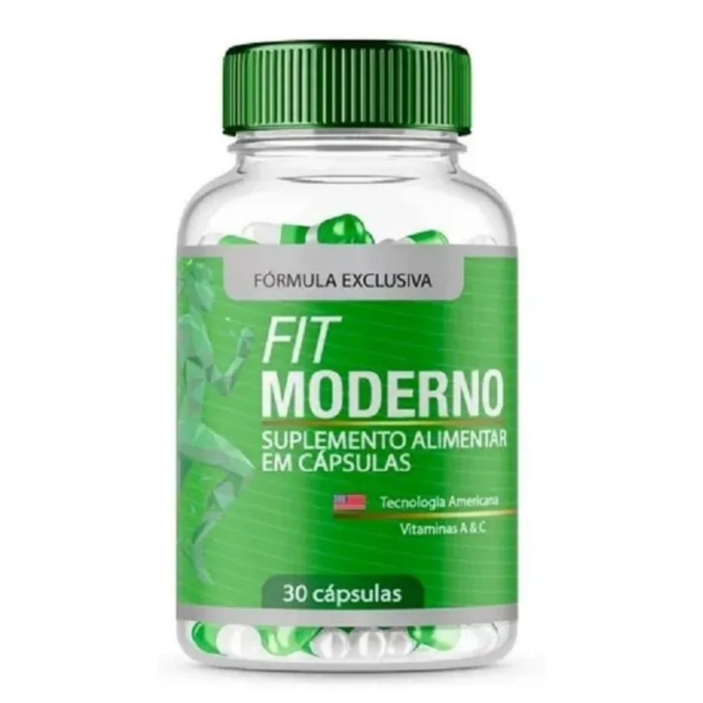 Fit Moderno 60 Cápsulas 100% Original Suplemento Natural em