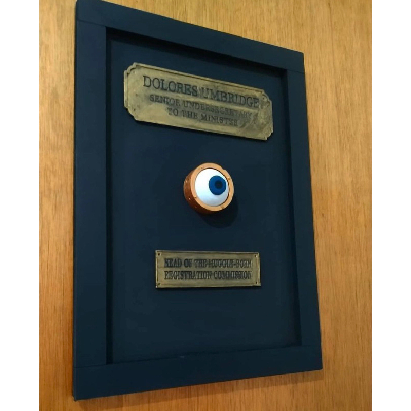 Quadro Dolores Harry Potter feito em impressão 3D