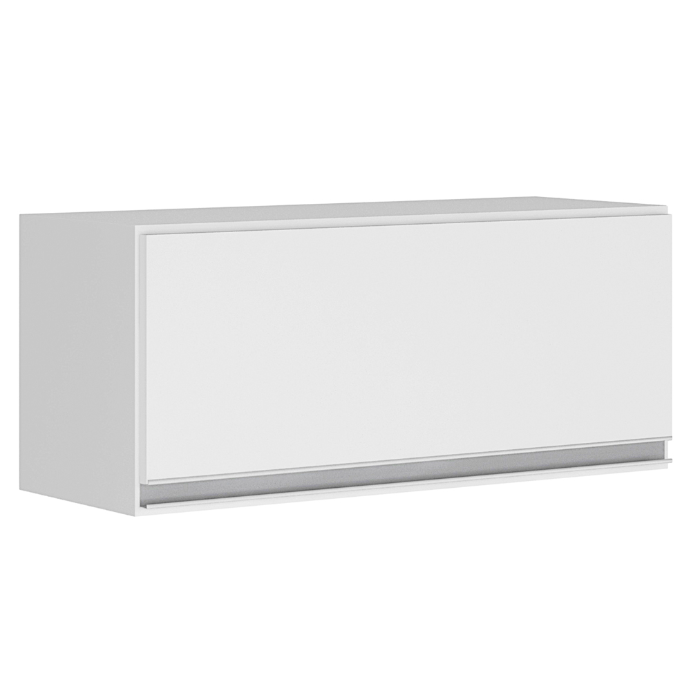 Armário Cozinha e Lavanderia 100% MDF Lux 80cm com Porta Basculante