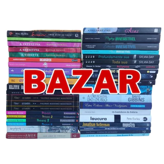 Bazar de Livros Bom e Barato Custo Beneficio - Despego de usados, em bom estado - Titulo Surpresa - Envio sortido