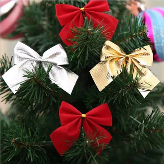 24 Laços Natalinos 5cm - Enfeite De Natal