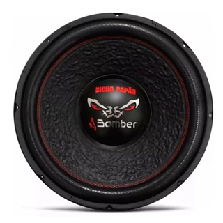 Alto Falante Subwoofer Bomber Bicho Papão 2000W Rms 15 Pol 2+2 Ohms