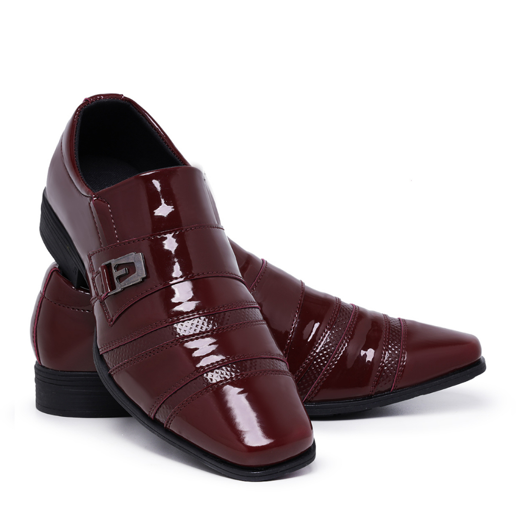 Sapato Social Masculino 803 Cores Diversas Estilo Italiano Bico