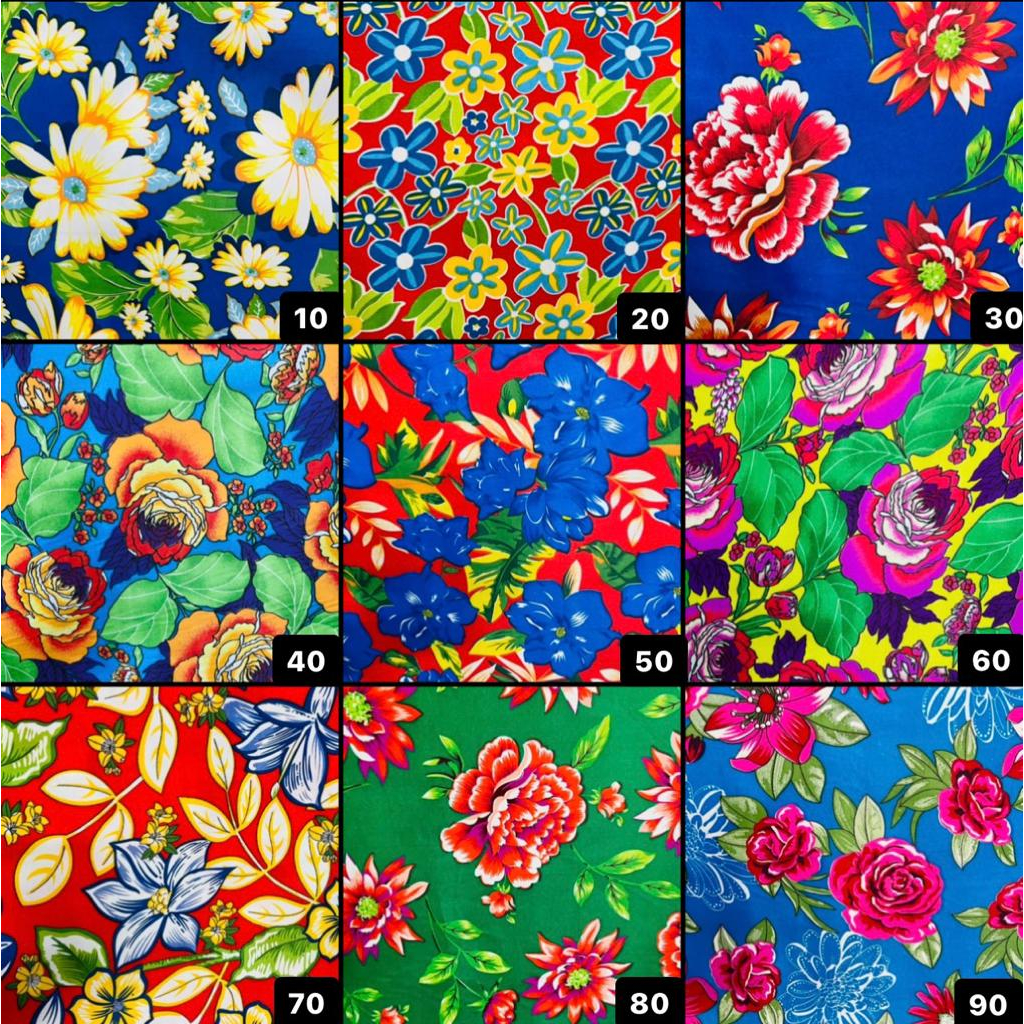 Tecido Chita Chitão Festa Junina 0,50 m x 1,50 m | Shopee Brasil