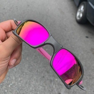 Óculos de Sol Oakley Juliet Neymar Lupa Rosa Brilhante X Metal Squared xx  moda das blogueiras - Escorrega o Preço