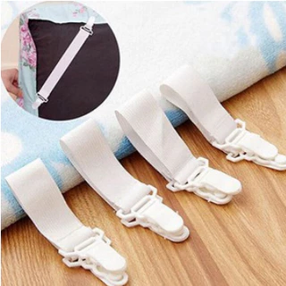 Conjunto 4 Peças Prendedor Prendedores 2,5X22,5CM de Lençol Para Todo Tipo de Cama Universal Clink em Oferta na Shopee