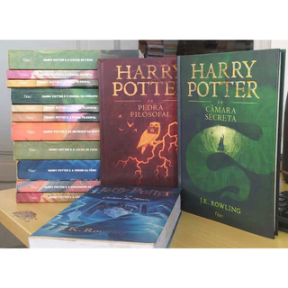 Coleção Harry Potter - A Pedra Filosofal / Enigma do Príncipe / Câmara Secreta / Relíquias da Morte / Cálice de Fogo / Ordem da Fênix