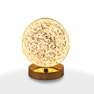 Luminária LED de Mesa Redonda Decorativa 3 temperaturas de LED SH-026
