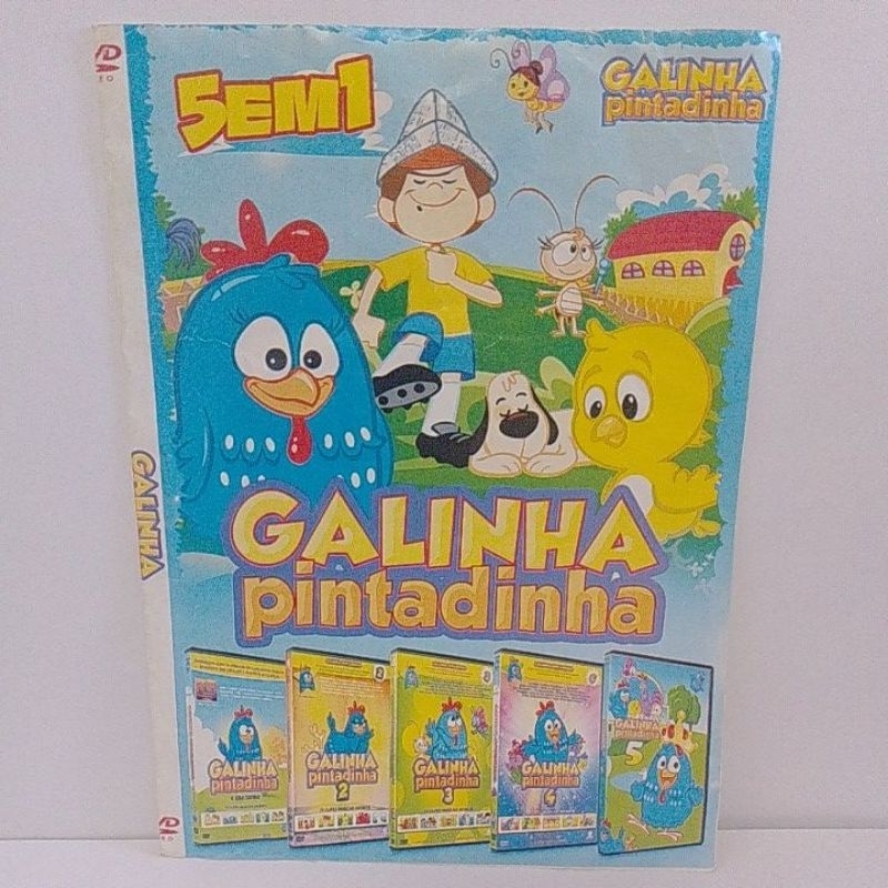 Galinha Pintadinha 6 DVD em 1 - Filme Coleção Desenho Infantil