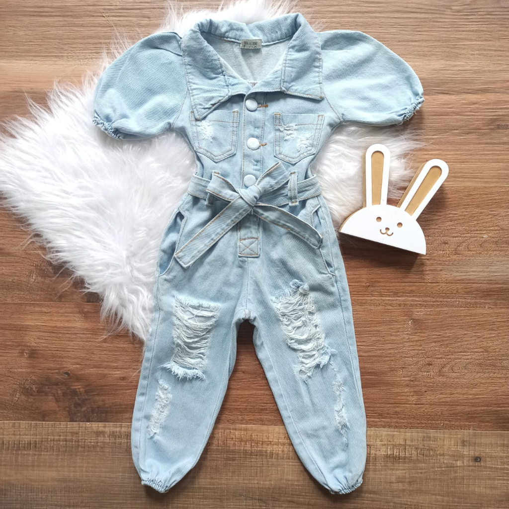 Jardineira Romper Salopete Barbie Bebe Infantil Mesversario Blogueirinha  Mini diva Roupa para Bebe