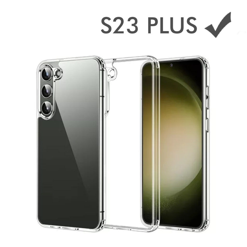 Capa Capinha Para Samsung Galaxy S23 PLUS TPU Transparente Case Silicone Anti Impacto