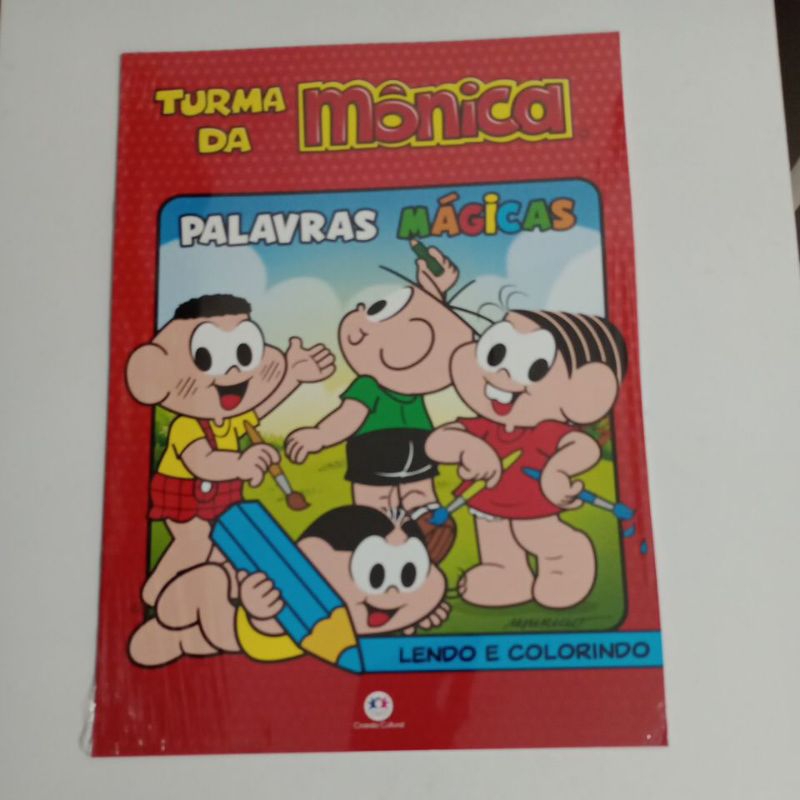 Livro de colorir Turma da Mônica | Shopee Brasil