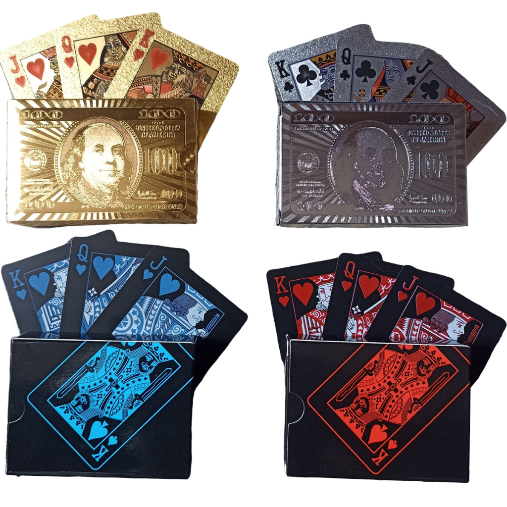 Baralho preto Baralho Black A Prova De Agua Jogo De Cartas Detalhes  Vermelho 54 Cartas Poker Mágica - Escorrega o Preço