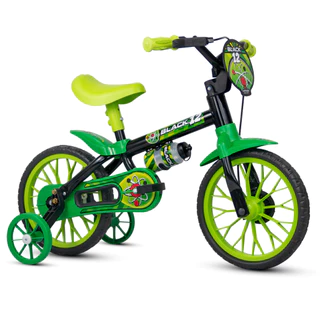Bicicleta Infantil Aro 12 Black - Nathor em Oferta na Shopee