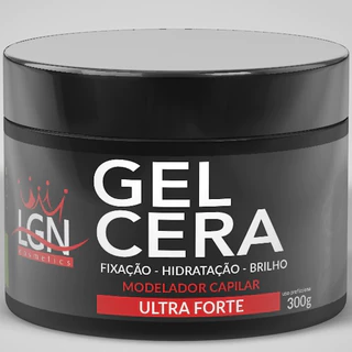 Gel Cera Ultra Fixação para modelar e baby hair 300g - LGN Barber