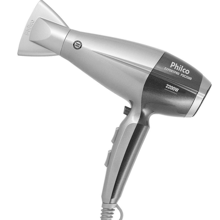 Secador de Cabelo Philco PSC2500 Secagem Ultra Rápida Emite Ions Maciez ...