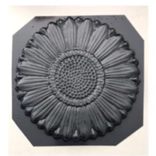 Forma/molde Pisante Abs 1,5mm Caminho Para Jardim Girassol 45cm