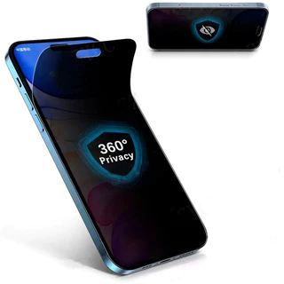 Película IPhone Cerâmica Fosca Privativa Flexível 3D 9D Hidrogel Privacidade iPhone 6 7 8 X XR 11 12 13 14 PROMAX
