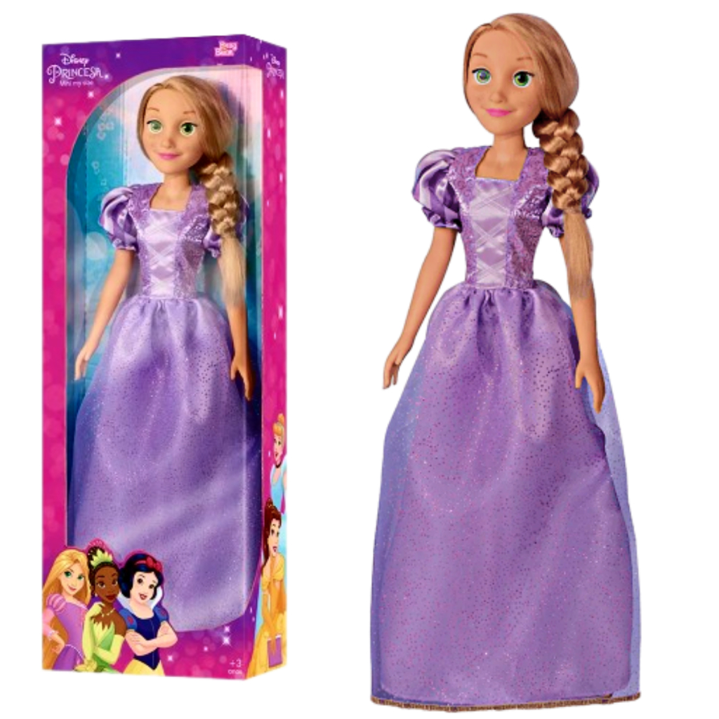 Boneca Rapunzel Princesa Disney 55Cm Original Articulada Novabrink ...