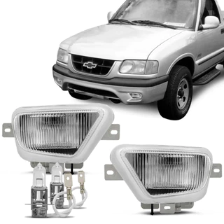Par Farol Milha S10 1999 2000 Blazer 1999 À 2000 C/ Halógena