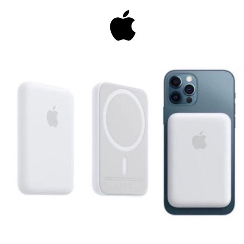 Carregador Portátil Indução para iPhone/Android Magsafe Apple Sem fio Bateria Carga 5000mAh