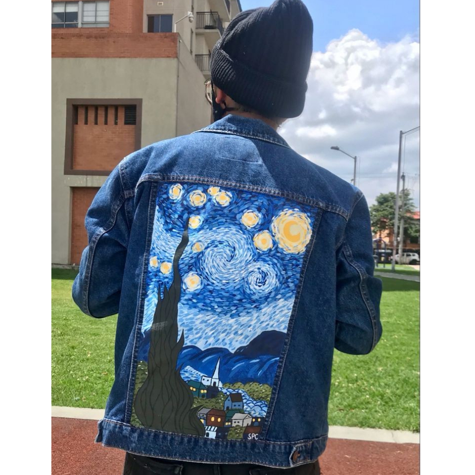 Jaqueta jeans cheap van gogh