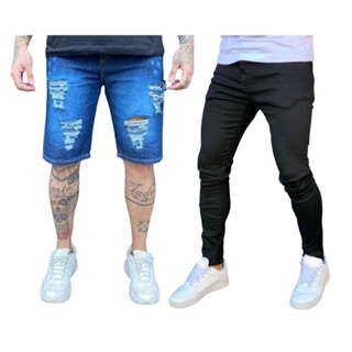 KIT 2 Peças Masculinas Jeans Preço de Fabrica