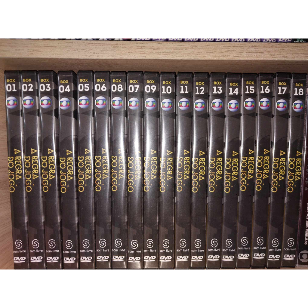 Novela A Regra do Jogo completa em 72 dvds | Shopee Brasil