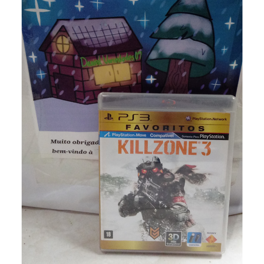 Jogo Killzone 3 - Ps3 - Mídia Física - Original