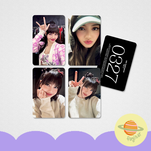 Lisa Blackpink LISA 0327 Photobook Vol. 4 - set photocards fanmade