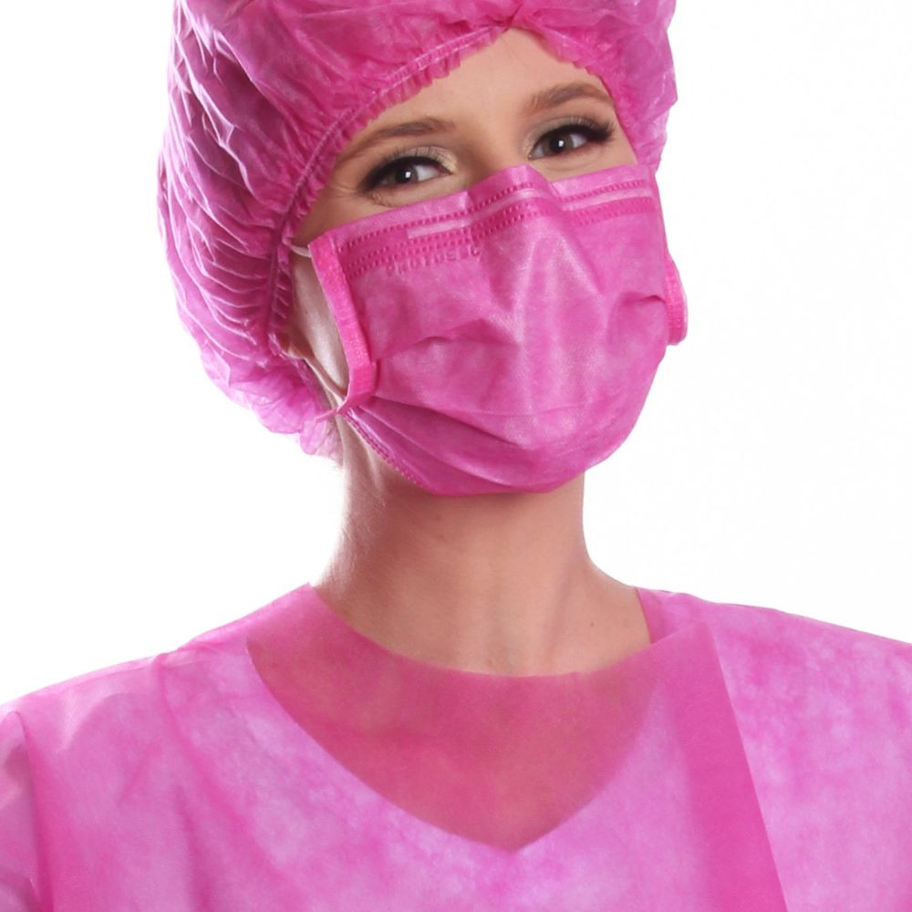 Máscara Descartável Tripla Rosa Pink C/50 Unidades - ProtDesc | Shopee ...