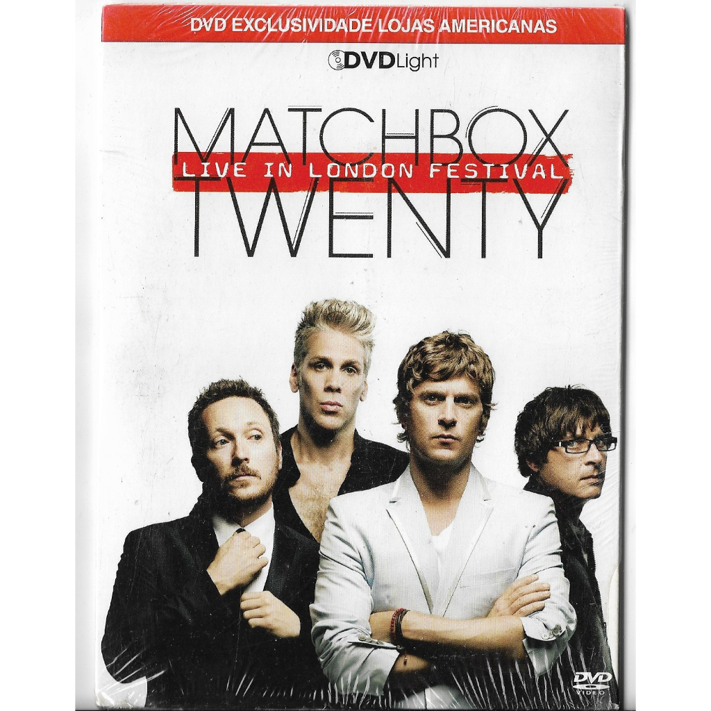 DVD Musica Matchbox Twenty - Live in London festival ( Original, Novo e ...
