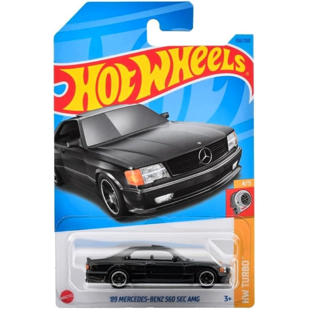Hot Wheels - '89 Mercedes Benz 560 Sec AMG - HW Turbo - HKG45
