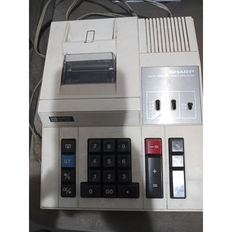 Calculadora eletronica impressora Sharp compet CS 1059 ( LEIA DESCRIÇAO ...
