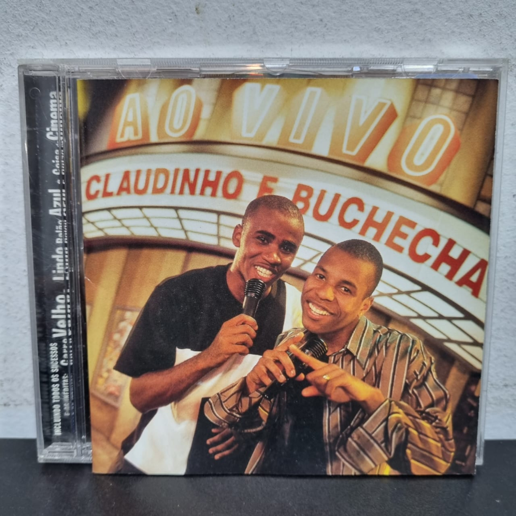 CD Claudinho e Buchecha Ao Vivo - 1999 - Original | Shopee Brasil